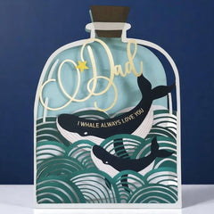 Father's Day Whales Card