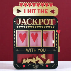 Hit The Jackpot Valentine's Day Card