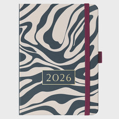2026 A6 Marble Diary & Weekly Planner