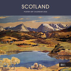 Scotland Poster Art 2026 Calendar