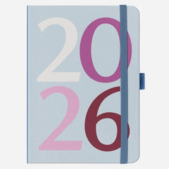 2026 A6 Blue Diary & Weekly Planner