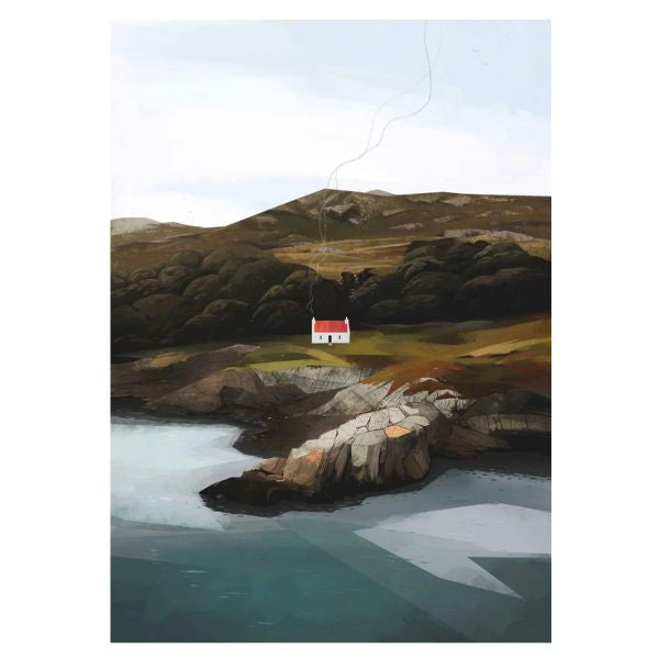 Croft Cottage A4 Print