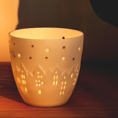 Rader Poetry Light Houses Tealight Holder