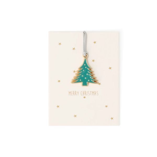 Christmas Tree Mini Ornament Card