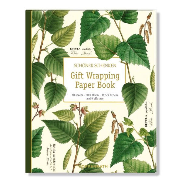 Woodland Floral Wrapping Paper Book English
