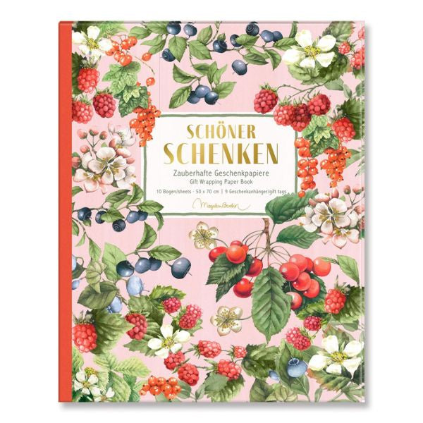 Fruit and Berries Wrapping Paper Book