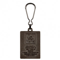 Explorers on the Moon Metal Keyring