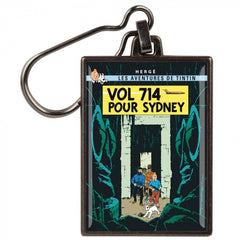 Flight 714 Metal Keyring