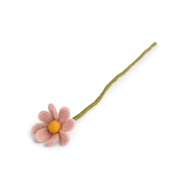 Dusty Rose Anemone Felt Decoration