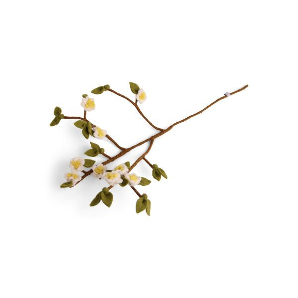 Apple Blossom Branch Felt Decoration