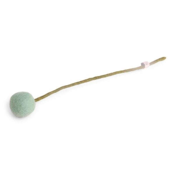 Aqua Flower Bud Felt Decoration