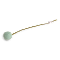 Aqua Flower Bud Felt Decoration