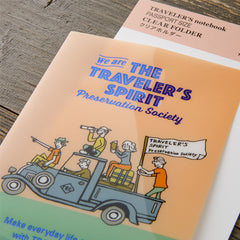 Traveler's Passport Size Clear Folder 2026