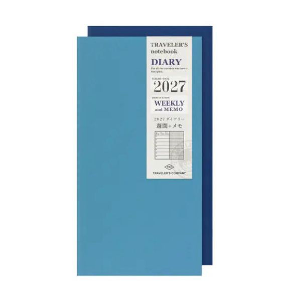 Traveler's Diary Refill 2027 Weekly and Memo