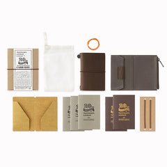 Traveler's Notebook Card Size 20th Anniversary Set Black