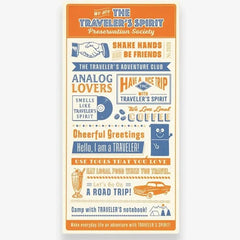 Traveler's Tall Plastic Sheet 2026