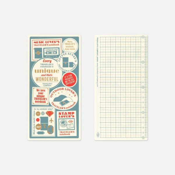 Traveler's Tall Plastic Sheet 2027