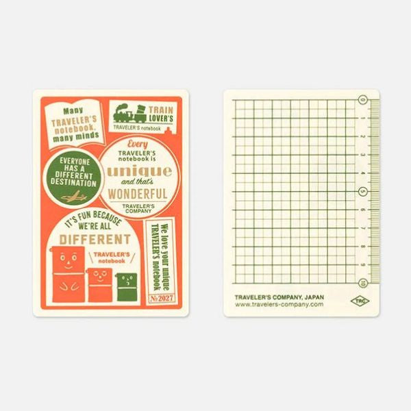Traveler's Passport Size Plastic Sheet 2027