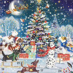 Around The Tree Advent Card