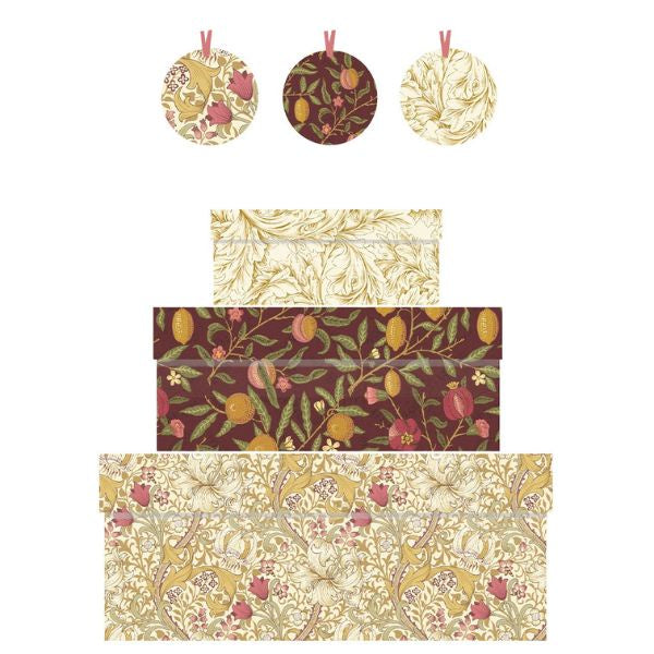 Golden Lily Nest Of 3 Boxes