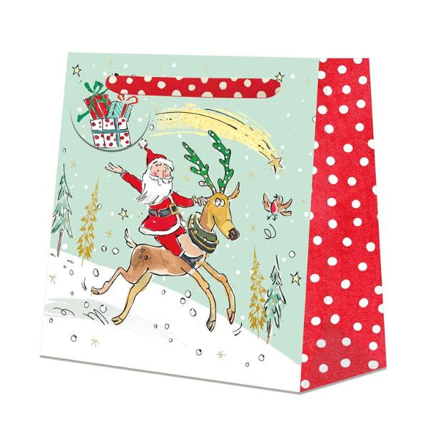 Happy Christmas Medium Gift Bag