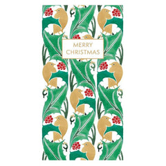 Robins, Holly And Red Berries Money Wallet