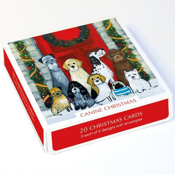 Canine Christmas Card Box