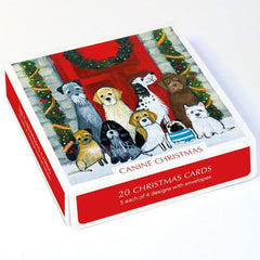 Canine Christmas Card Box