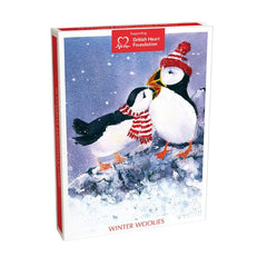 Winter Woolies Puffin Card Box