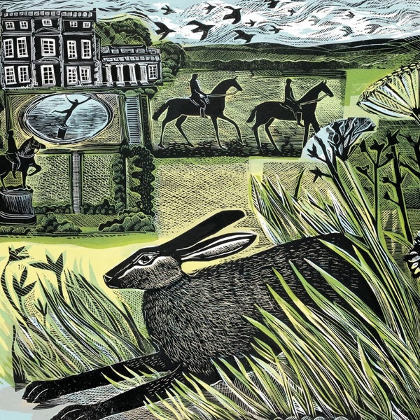 Angela Harding Newby Hare Card