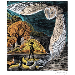 Angela Harding October Owl Card