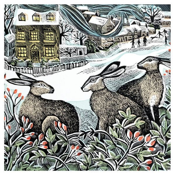 We Three Hares Card Pack