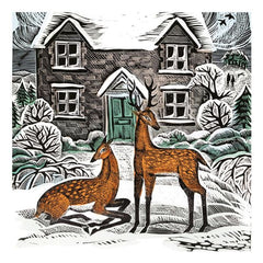 Winter Cottage Card Pack
