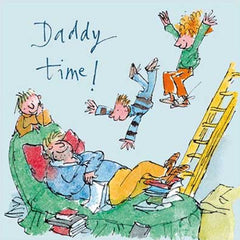 Daddy Time Father's Day Card blue