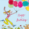 Happy Birthday Balloons Quentin Blake Card