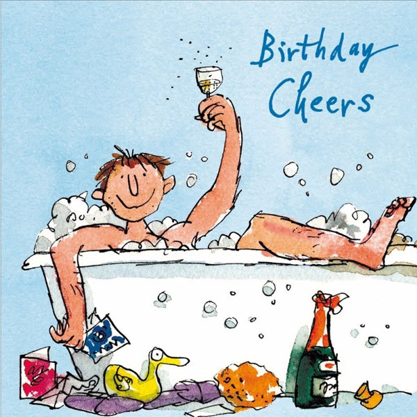 Birthday Cheers Quentin Blake Birthday Card