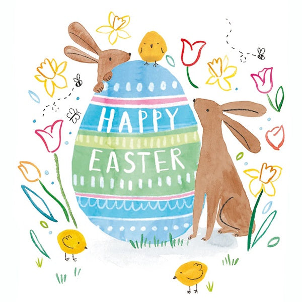 Easter Frolics Pack of 5 Easter Cards