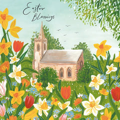Floral Joy Easter Card