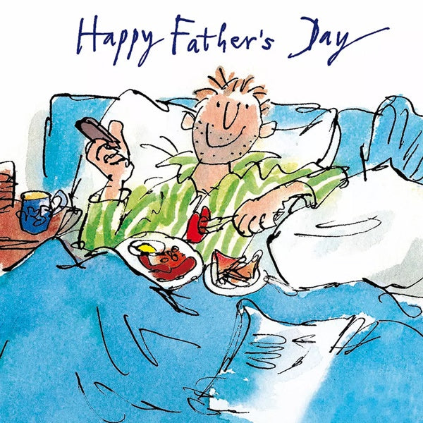 Quentin Blake Breakfast In Bed Father's Day Card