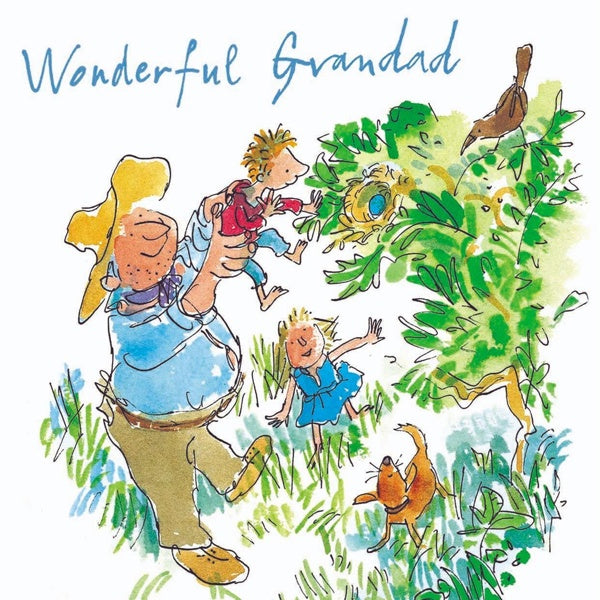 Quentin Blake Wonderful Grandad Father's Day Card