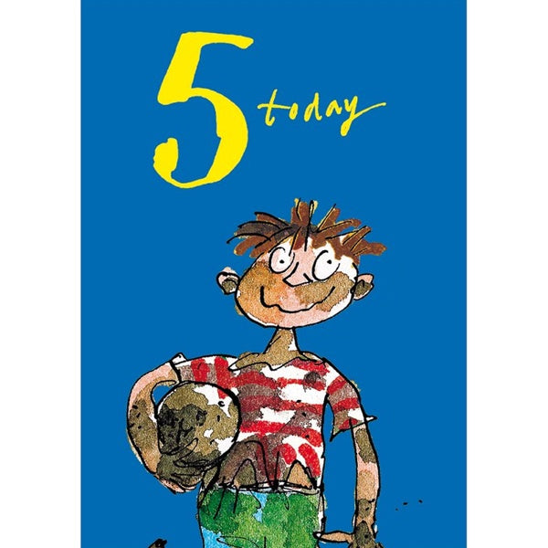 5 Today Footballer Quentin Blake Card