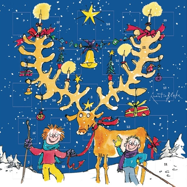 Quentin Blake Antler Accessories Advent Calendar