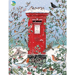 RSPB Chrismas Postbox Traditional Advent Calendar