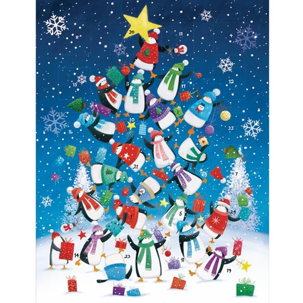 Frosty Penguin Traditional Advent Calendar