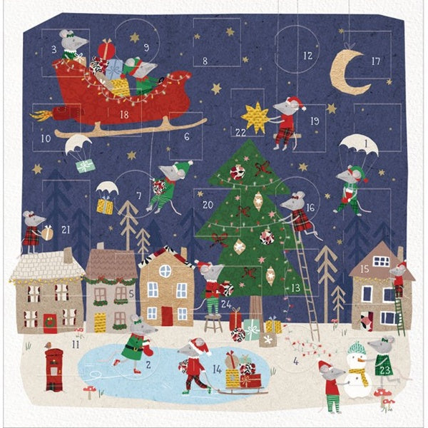 Christmas Mice Traditional Advent Calendar