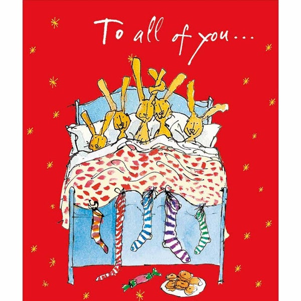 To All Of You Quentin Blake Christmas Card