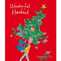 Wonderful Husband Quentin Blake Christmas Card