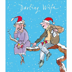 Darling Wife Quentin Blake Christmas Card