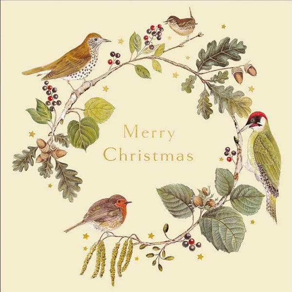 Christmas Woodland Chorus Luxury Card Box