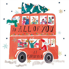 To All Of You Bus Christmas Card
